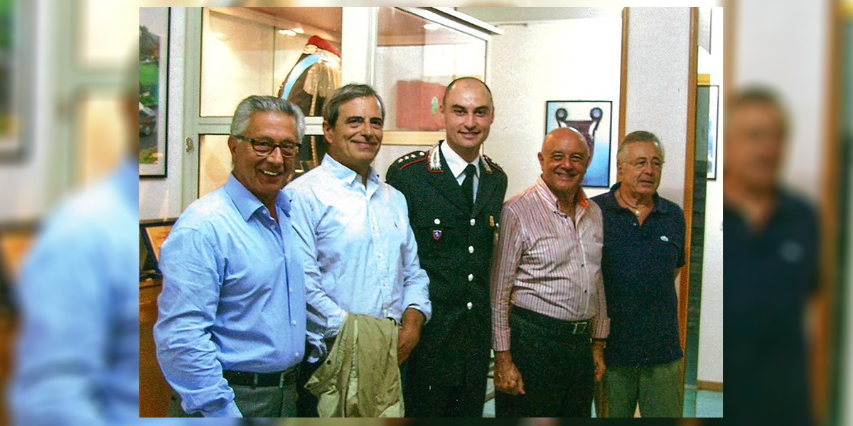 Da sx a dx Gen.B. Maurizio Carbone. Gen D. Maurizio Scoppa, Cap. Giulio Presutti comandante la compagnia carabinieri Agropoli, Gen C.A. Giuseppe Rositani, Gen.B. Gianfranco MILILLO