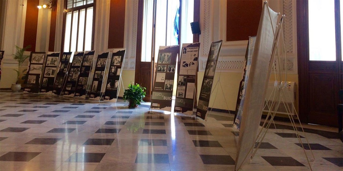  Mostra della Fondazione luci dal buio presso salone del Palazzo del Governo di Benevento - Generale Gianfranco Milillo