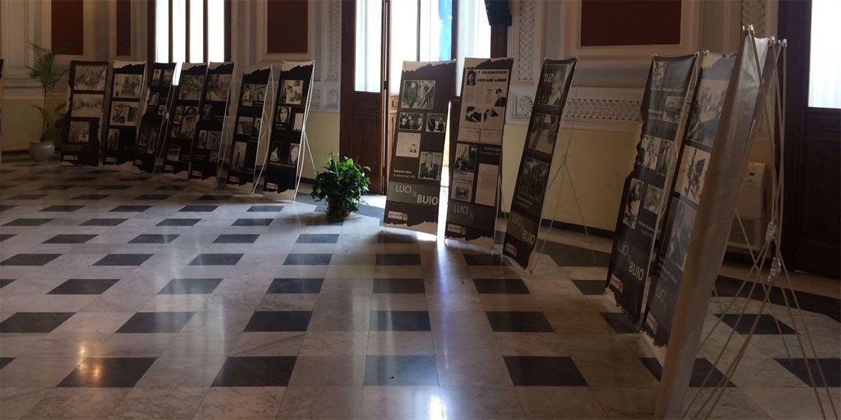  Mostra della Fondazione luci dal buio presso salone del Palazzo del Governo di Benevento - Generale Gianfranco Milillo